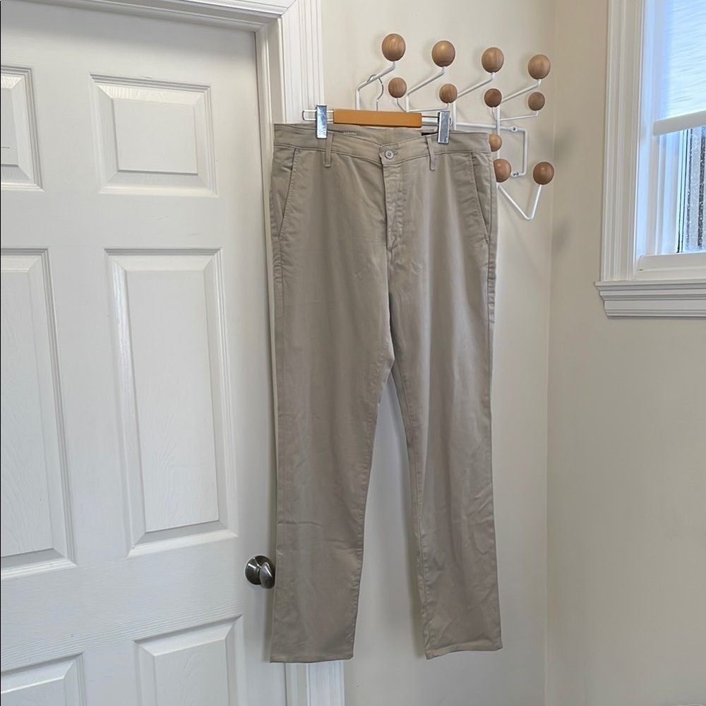 Adriano Goldschmied - AG Marshall Slim Trousers - Khaki Tan - 36x33